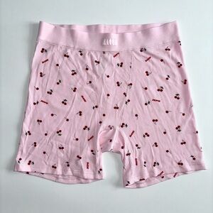 Skims Cherry Print Boxer Shorts